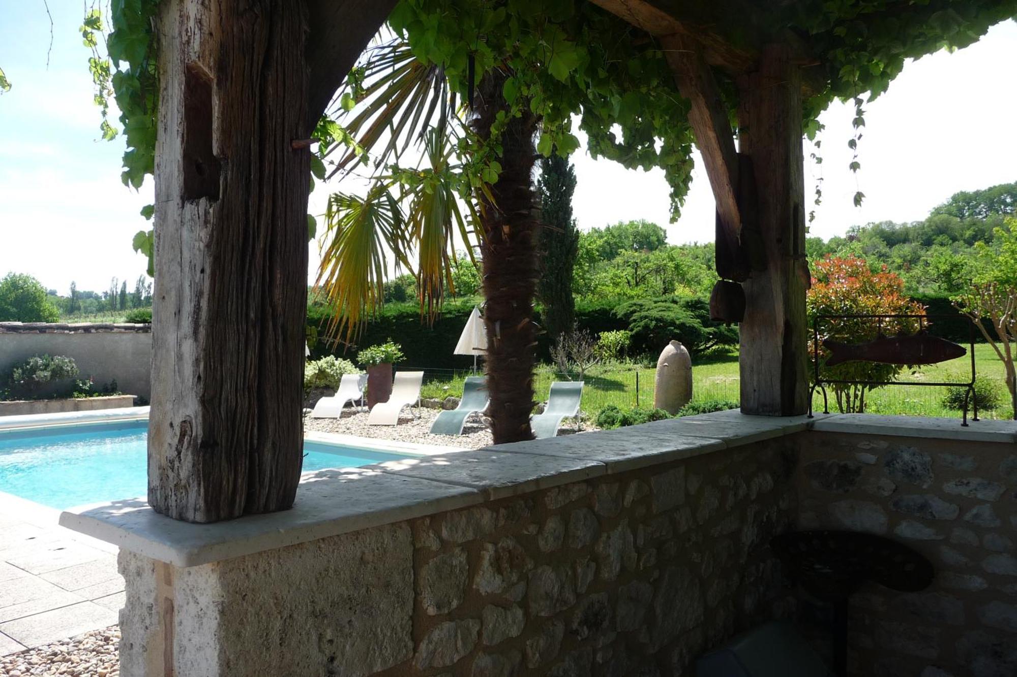 Bed and Breakfast Domaine De La Queyssie Saussignac Exterior foto